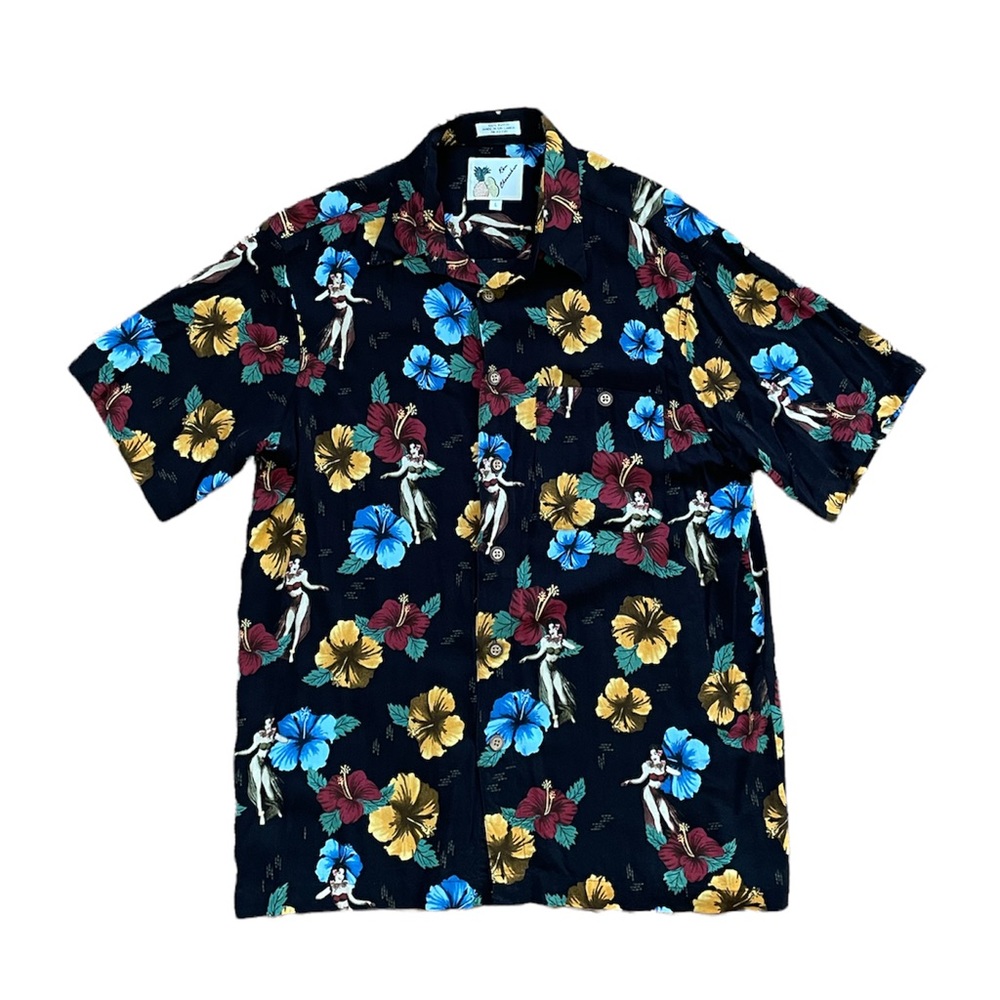 Ron Chereskin Hawaiian Button-down Large